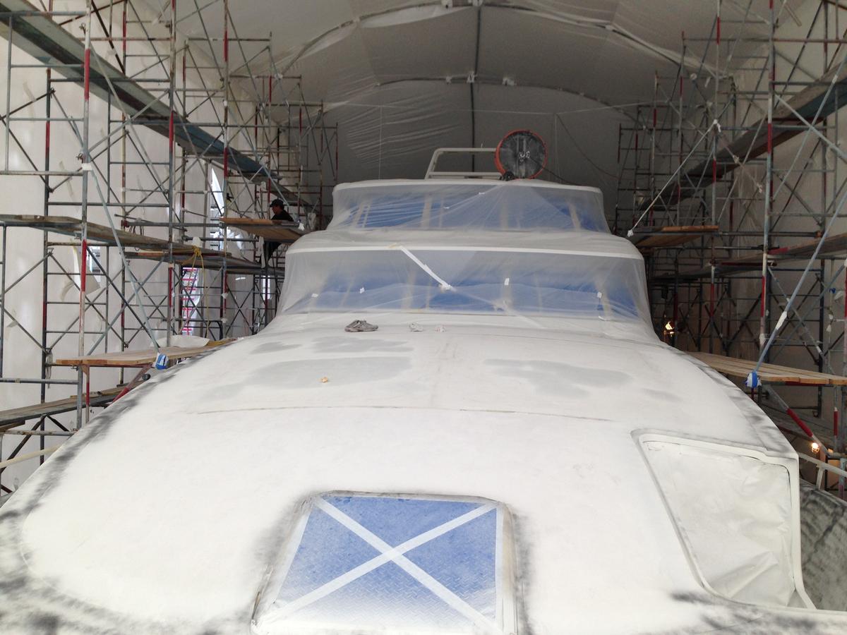 Refit · scaffold & shrink-wrap