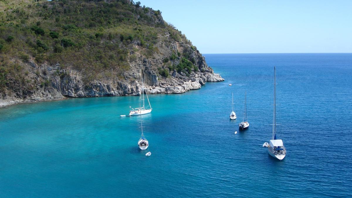 Caribbean anchorage